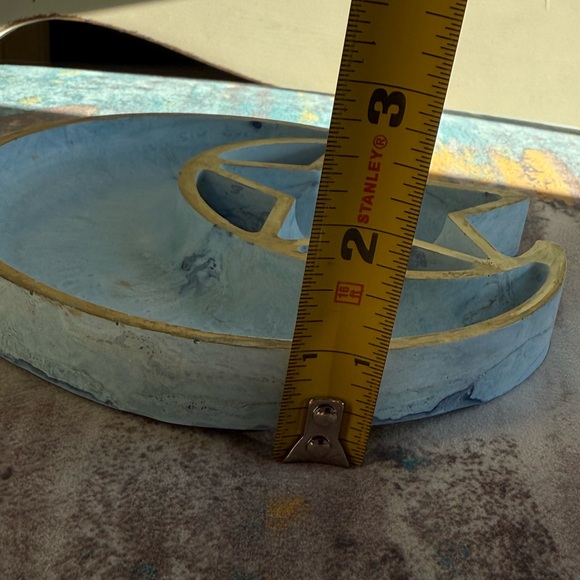 Handcrafted Resin Moon and Star Tray Dish - Picture 4 of 9